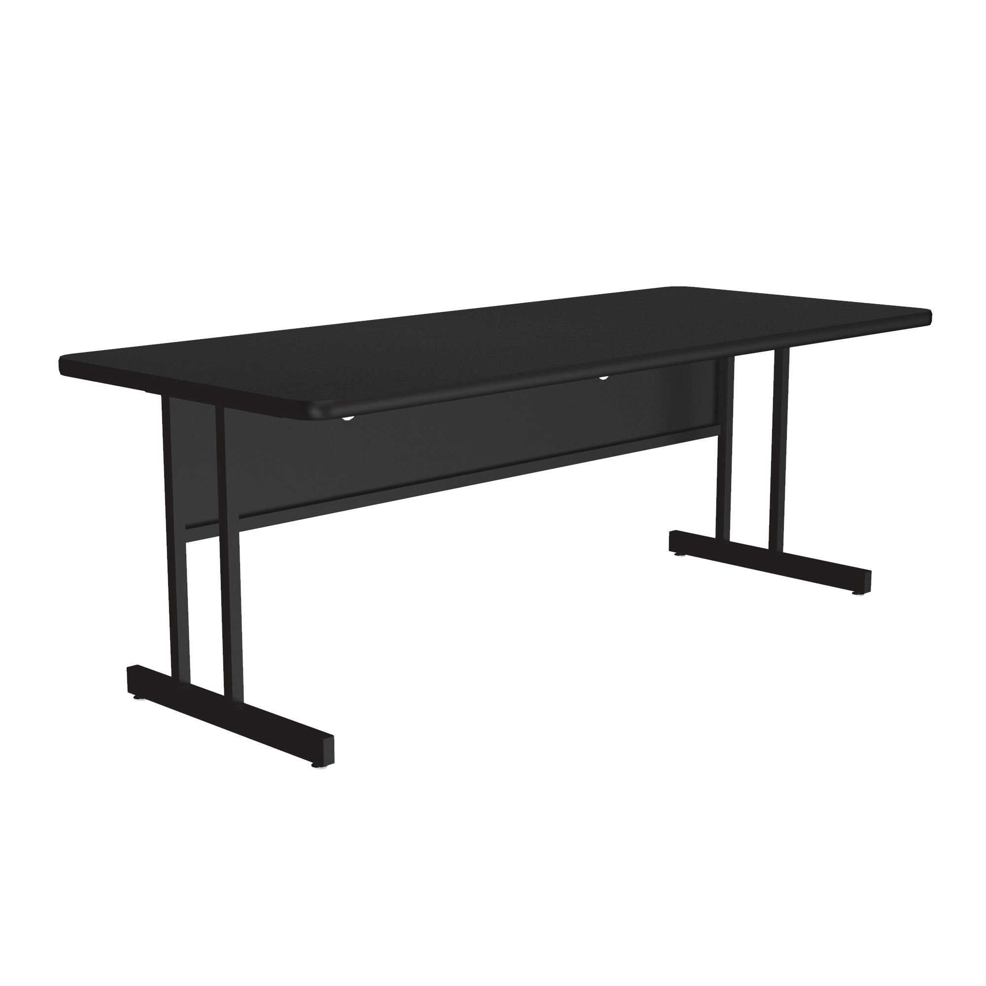 Lorell, Rectangular Training Table Modesty Panel, 1 Each, Black