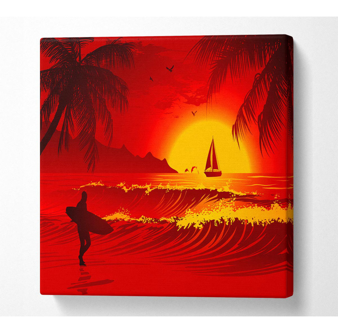 Surfers Dream - Kunstdrucke auf Leinwand - Wrapped Canvas