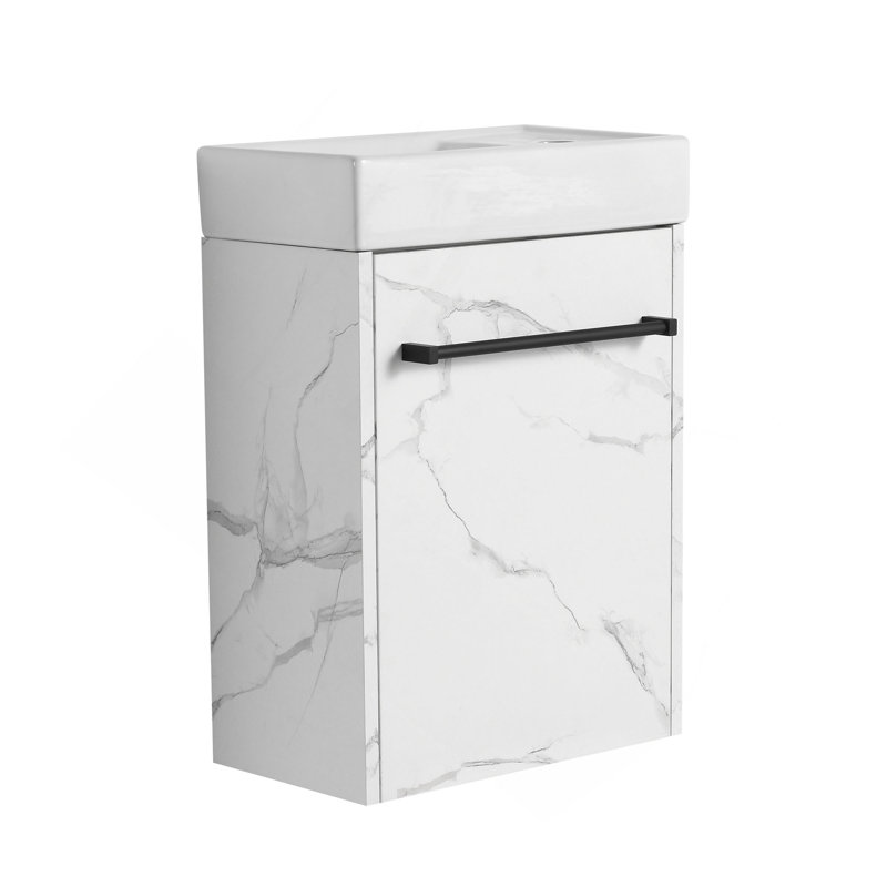 Meuble-lavabo flottant avec caractéristiques haut de gamme pour des salles de bain élégantes