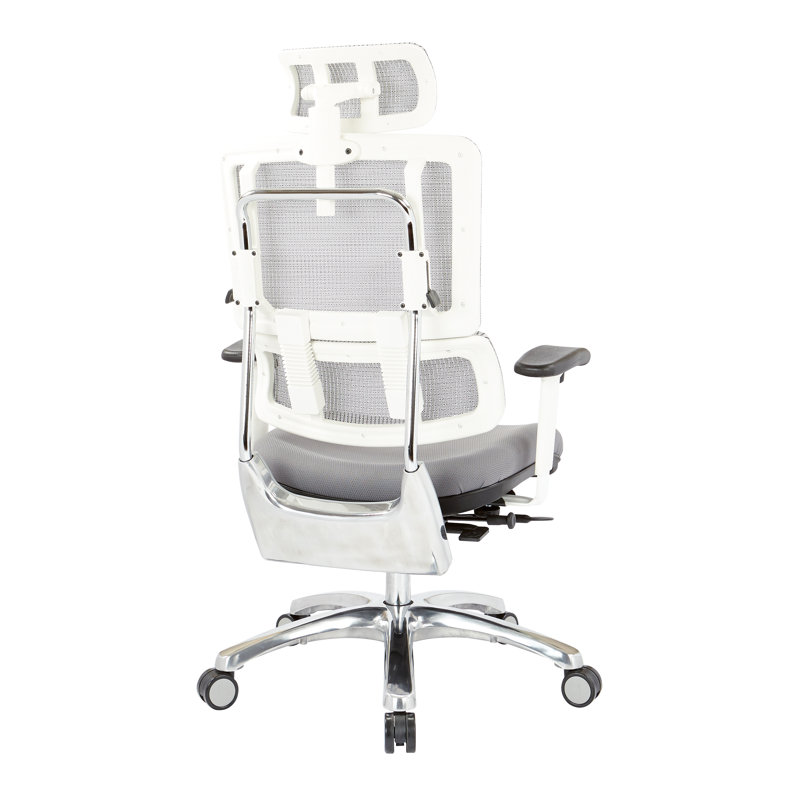 Chaise de travail ergonomique Pro-Line II, Gris acier / blanc
