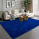 Super Soft BrightBlue Rug, Oversized Living Room Rug, Thick Pile Rug, Fluffy Tufted Room Rug For Room Bedroom Large Cozy Fuzzy Rug Room Home Decor Aesthetic Soft Non Slip Rug Decor Aesthetic, Christmas Decor, Halloween Decor