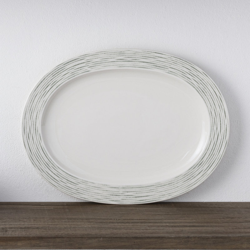 Plateau hamac Noritake, 14 po, Vert