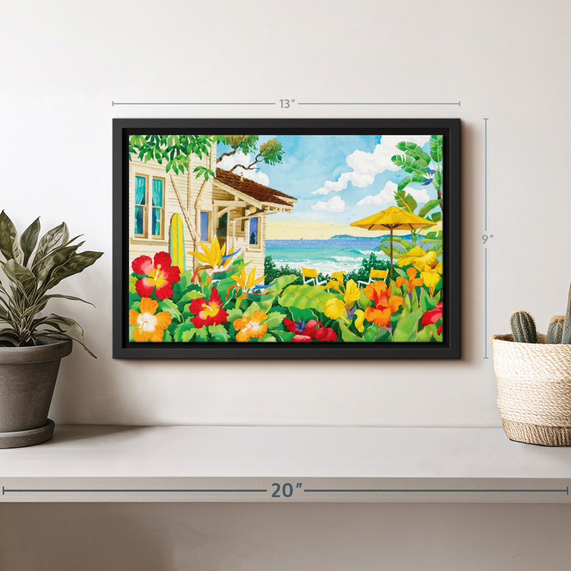 Plage «The Good Life Wall Art», H 9 po x l 13 po