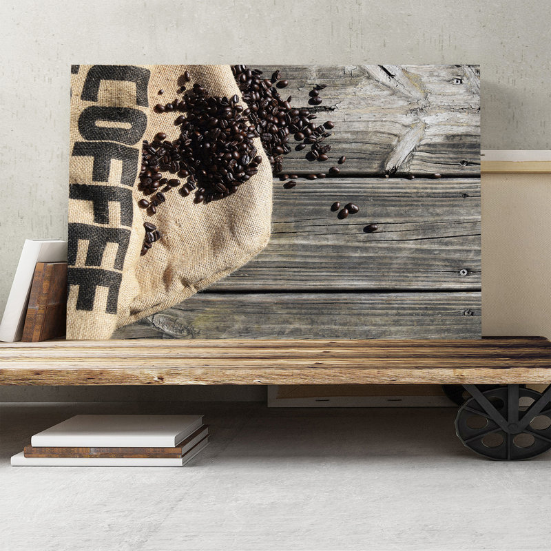 Coffee Beans Photographic - Wrapped Canvas, 40cm H x 60cm W