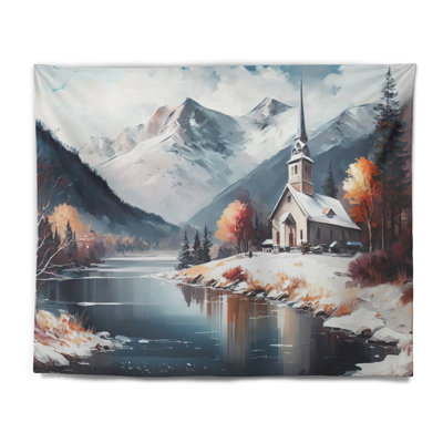 Tapisserie «Minden Polyester Monochome Farm VII»