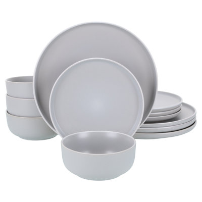 BIA Cordon Bleu 12 Piece Dinnerware Set Tempo Terracotta