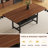 Walnut Grain Dining Table with 8 Techno-Fabric Chairs