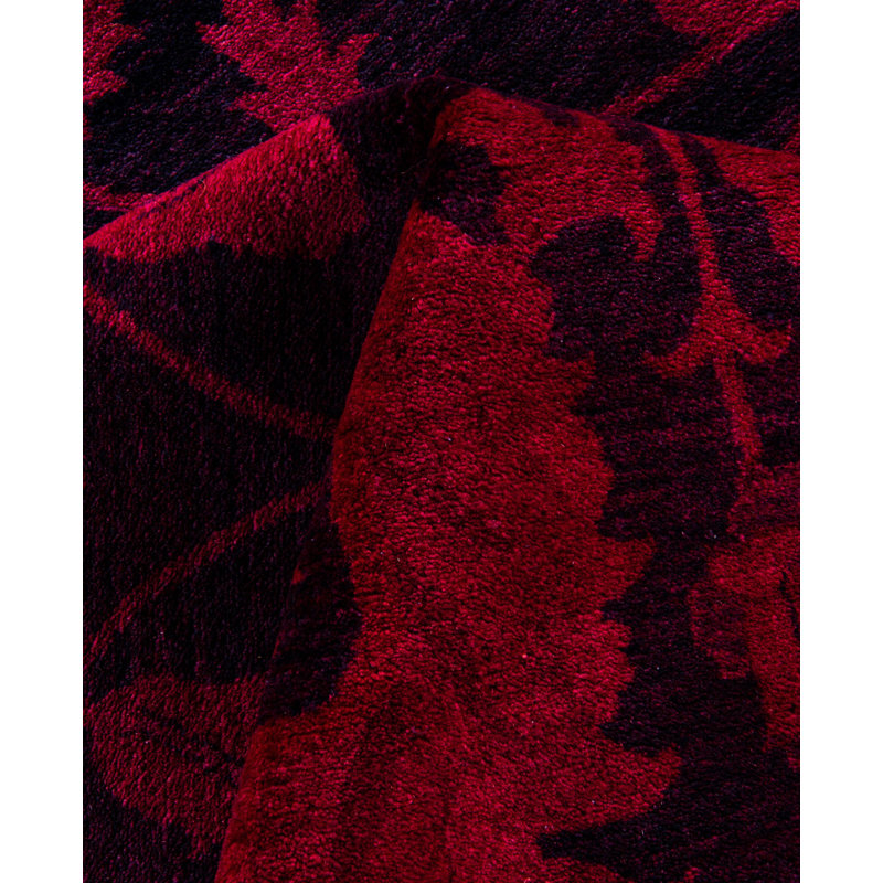 Overdyed One-of-a-Kind 9' 2" X 12' 5" Hand Knotted Area Rug