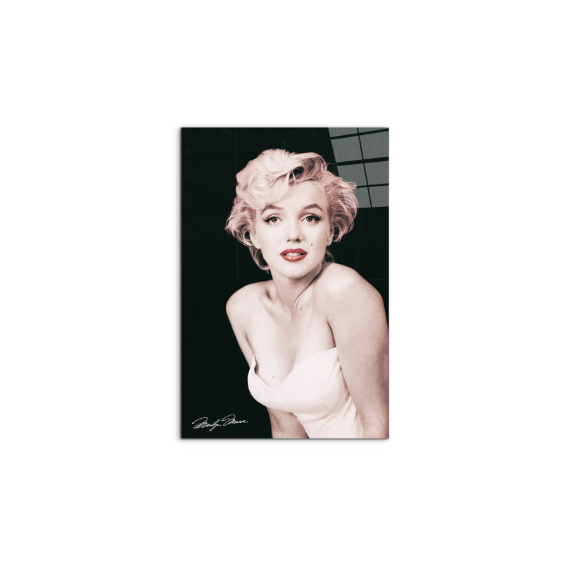 "Homage to Marilyn Elegance" by Studio 53×79.5 cm CrystalArt Acrylic Glass Effect, Lightweight Ready to Hang