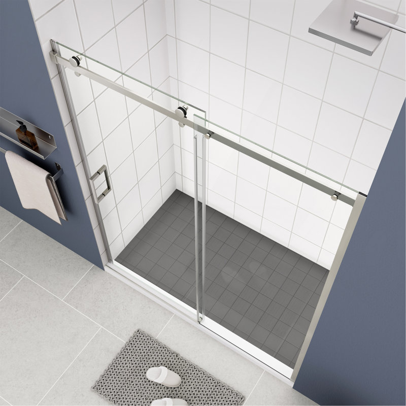 Glass Shower Door, Chrome