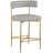 Klaas Upholstered Counter Stool with Metal Frame-88514430