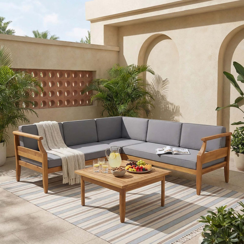 Ensemble de conversation extérieur, ensemble de canapé pour le jardin, la cour arrière, le porche