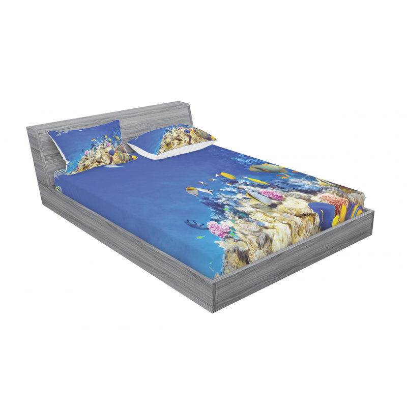 Microfiber Sheet Set, Full Sheet Set with Fitted Sheet