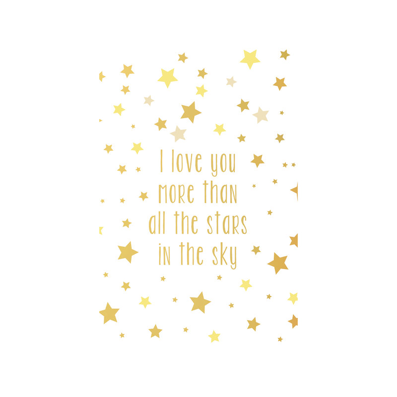 Love You More Art, H 12 po x l 8 po x P 0,75 po, Toile tendue