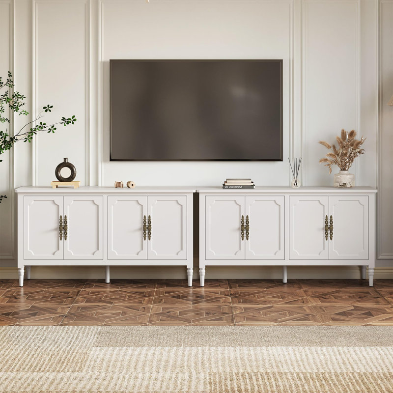 149.6cm Wide Solid Wood Sideboard, White