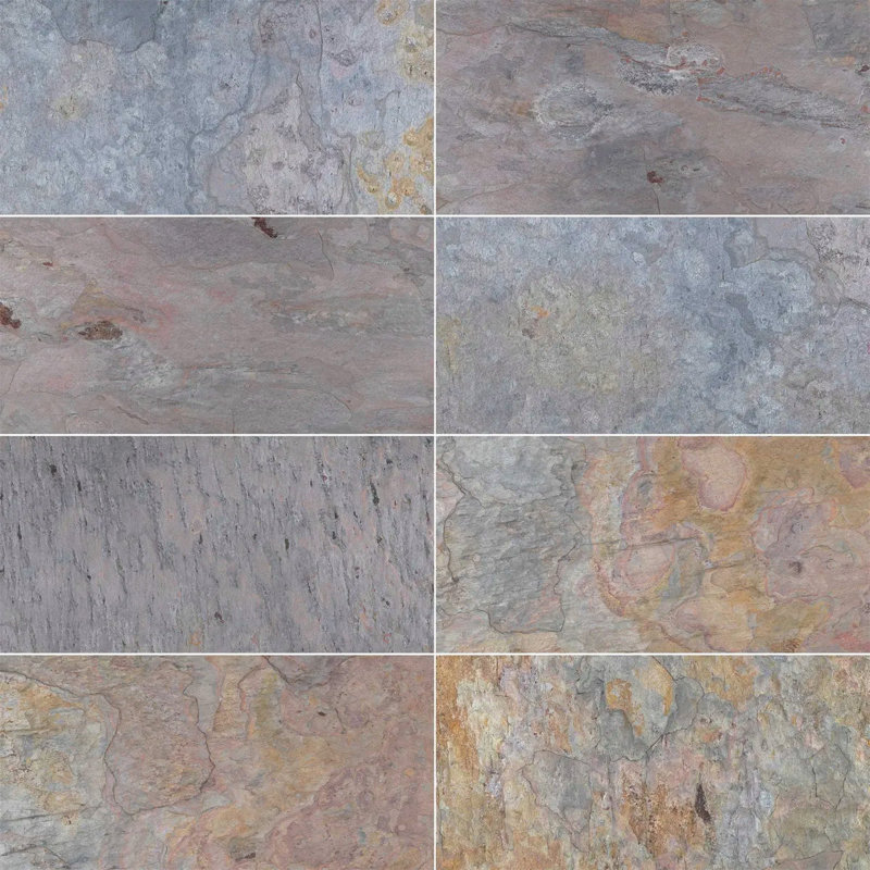 Rainbow Slate Wall and Floor Tile