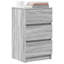 Bedside Cabinet With 3 Drawers 39X35x65 Cm-1950791842