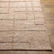 Rectangle Yuna Abstract Handmade Flatweave Jute Area Rug in Brown