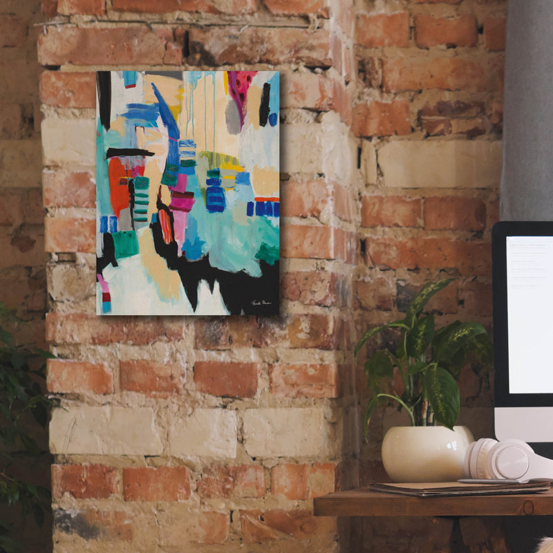  «Time Capsule C» par Farida Zaman, art mural sur toile, 12 po x 16 po, H 16 po x l 12 po