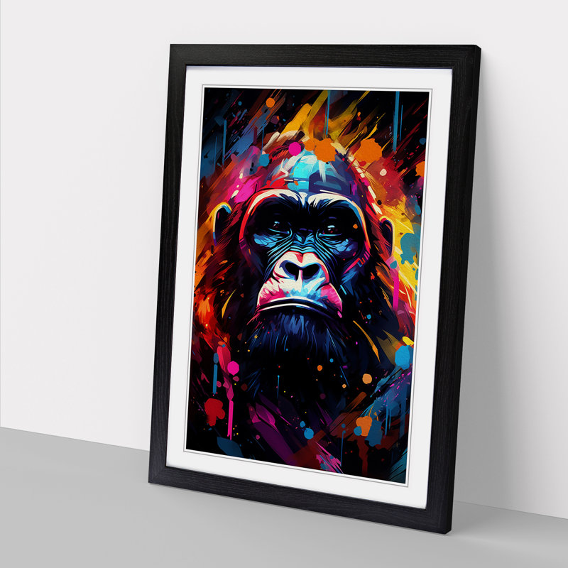 Gorilla Futurism - Framed Print