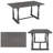 Ephram 6 - Person Trestle Dining Set-618387902