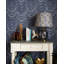 Indigo Addiction Chevron Wallpaper Roll