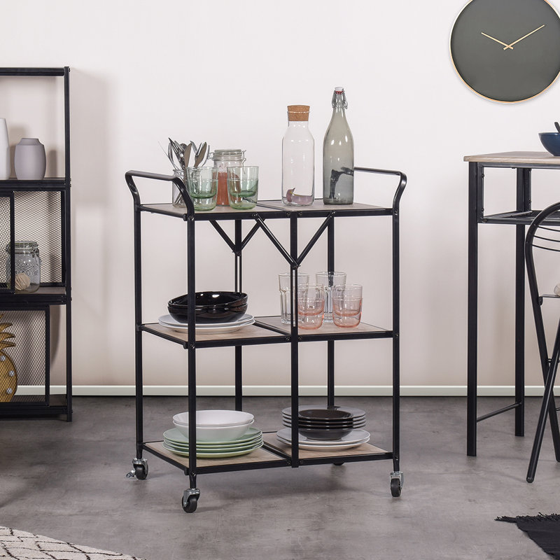 Pellenberg Wood Kitchen Cart