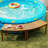 Outdoor Curved Acacia Wood Bench Set of 4 Patio Garden Backless Fire Pit Bench