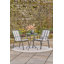 2 - Person Patio Dining Set with Round Table , Cushions Included