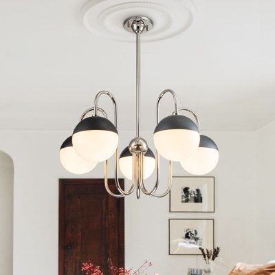 5 - Light Dimmable Sphere Chandelier