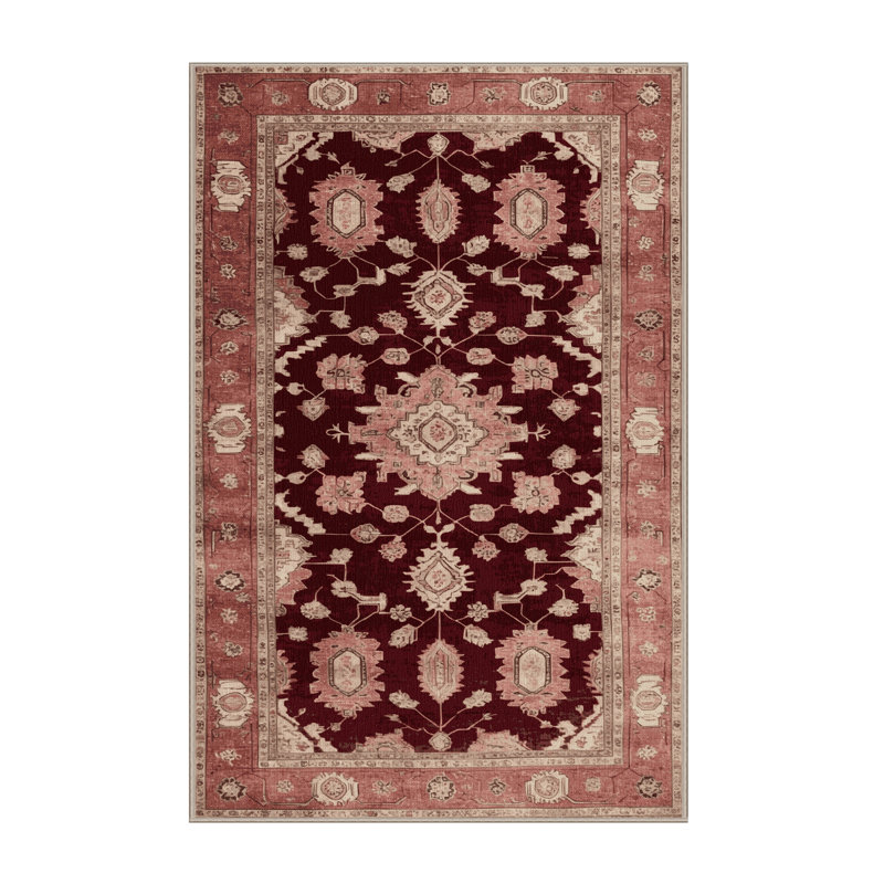 Tapis brun lavable à la machine, Tapis de couloir 2 pi x 4 pi