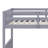 Rubber Wood Bunk Bed – 2 Drawers, Ladder, Safety Guardrails & Convertible To 2 Beds-382937706