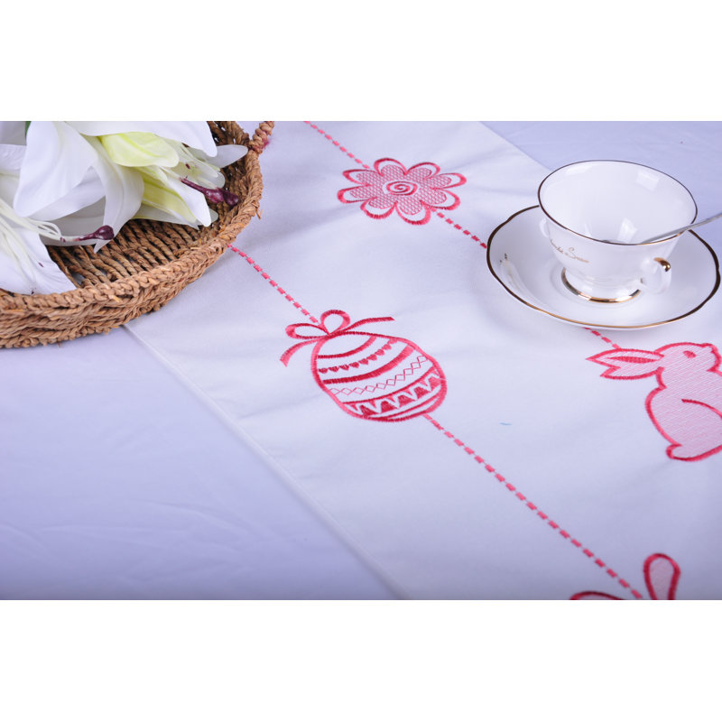 Pomerleau Happy Easter Bunny Table Runner