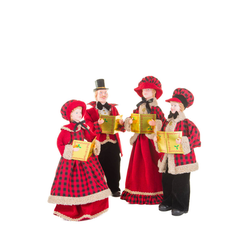 Ensemble de 4 familles de choristes rouges