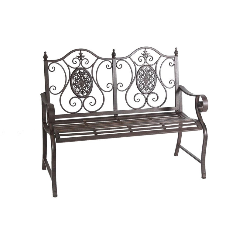 Wrought Iron Bench