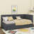 Upholstered Daybed With Hidden Sliding Sofa Bed Frame-922490109-922490108