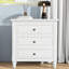 Rangement 3 tables de chevet - Armoire de chambre à coucher à 3 tiroirs avec glissières en métal-1208724465