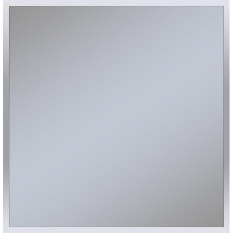 Elegant Rectangular Vanity Mirror in Gold with Modern Metal Frame