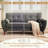 75.5"  Modern Style Upholstered LoveSeat Sofa-1956528996