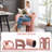 Modern Double Pedestal Dining Table Set-1152437831-1152437826