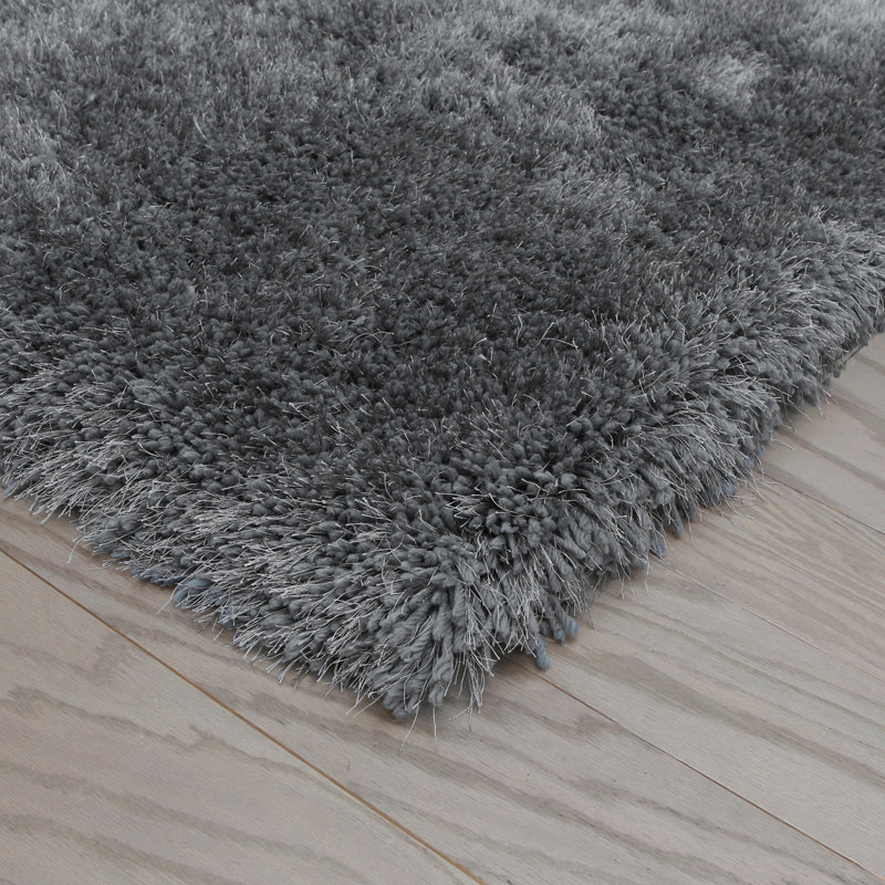 Tapis noir Koselig, Rectangle l 8 po x L 5 po