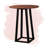 Angeles Walnut Round Dining Table