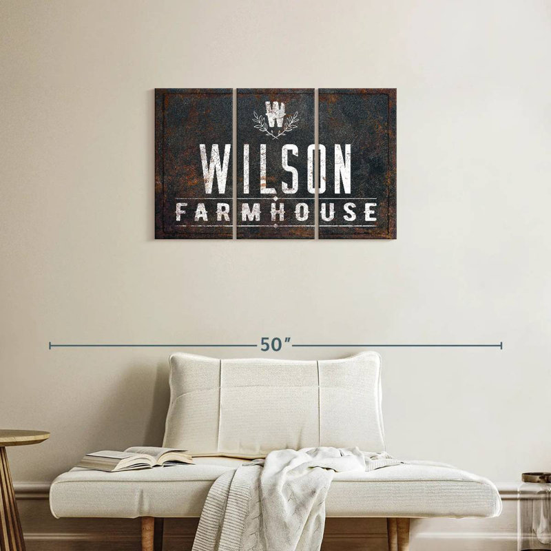 Plaque murale Wilson Farmhouse, H 20 po x l 33 po