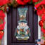 Accent décoratif en bois de l’ancien monde et de Noël bonhomme de neige