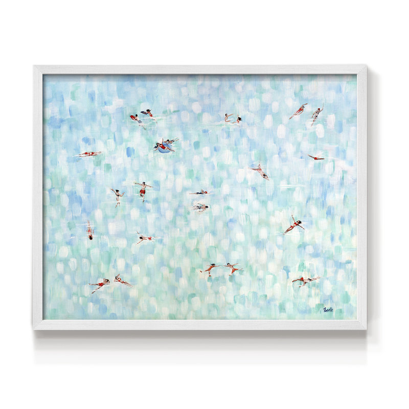 Endless Horizons -Framed Print - Restickable, H 22 po x l 28 po, Blanc