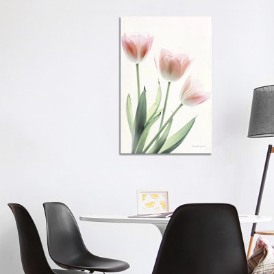 Light And Bright Floral II by Elizabeth Urquhart - Wrapped Canvas Painting