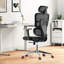 Chaise de bureau ergonomique à haut dossier Mayisha