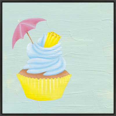 Pineapple Beach Cupcake par Katy Montica - reproduction de cadre photo
