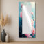Rose de rêve de pivoines I - miroir décoratif floral imprimé sur métal
