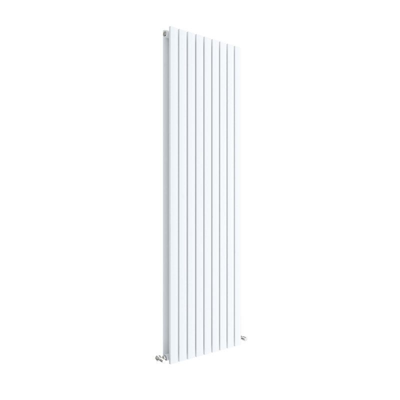 Sloane Vertical Designer Radiator, 180cm H x 52.8cm W x 7.2cm D, White